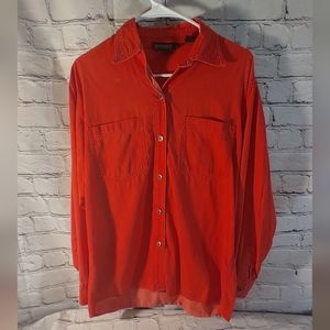 Timberland Womens Red Button Down